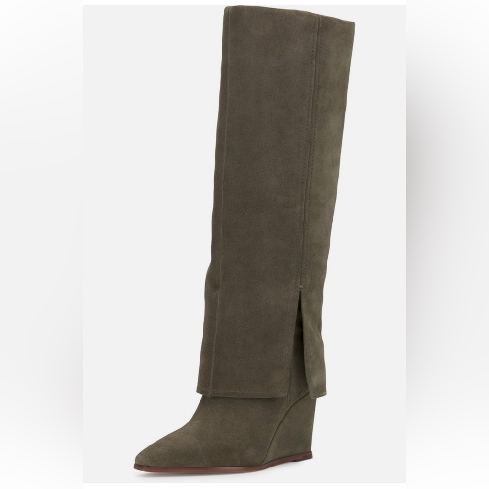 Vince Camuto Tibani Suede Knee-High Wedge Boots